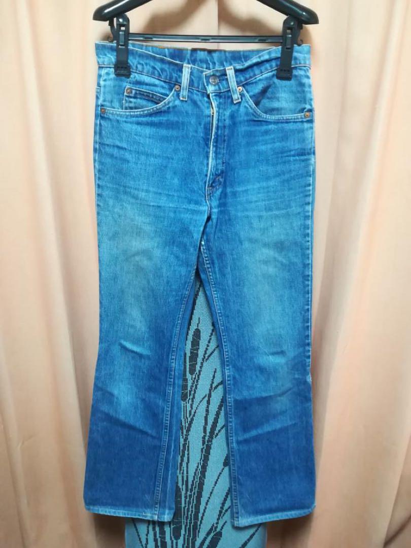 70s Levi's 517 Bootcut Denim Orange Tab