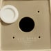 Rae Dunn Penthouse Gray Brown Ceramic Birdhouse Birdfeeder New without Tags