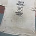 Vintage 80s t shirt youth softball paper thin distressed thrashed worn XL