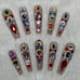 All Crystals Acrylic Press On Nails