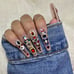 All Crystals Acrylic Press On Nails