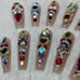 All Crystals Acrylic Press On Nails