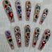 All Crystals Acrylic Press On Nails