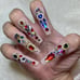 All Crystals Acrylic Press On Nails