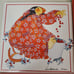 Barbara Lavalee Signed Tile Lot Of 4 - Inuit Alaskan Women Sewing Gathering