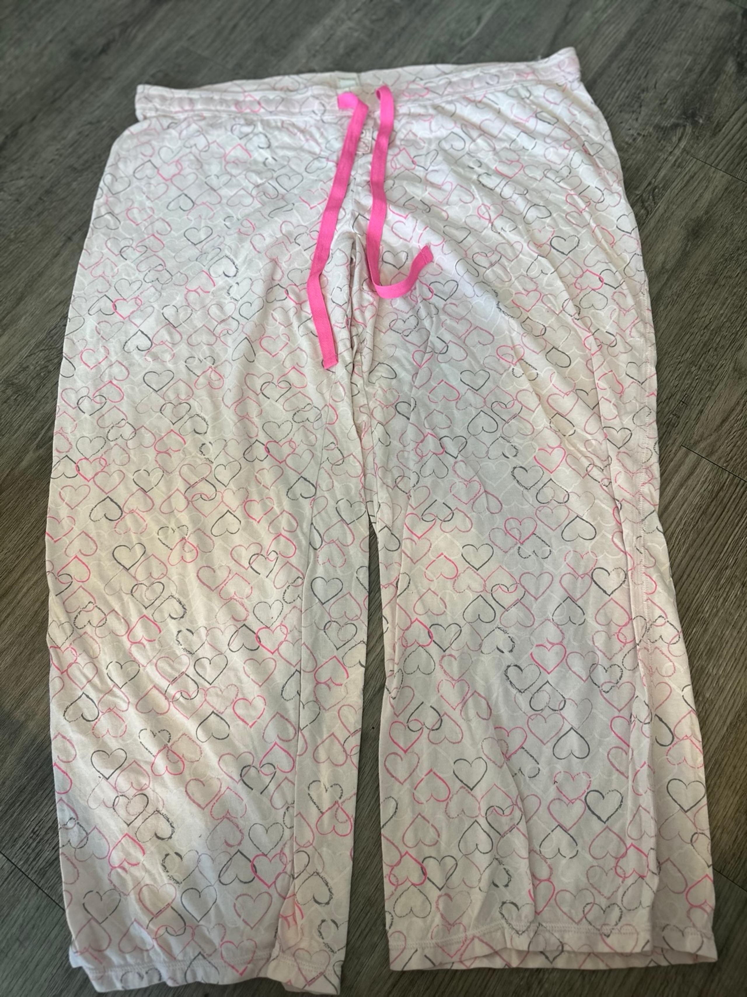 SONOMA WOMEN PJS SLEEP PANTS CASUAL LOUNGE HEARTS 2XL