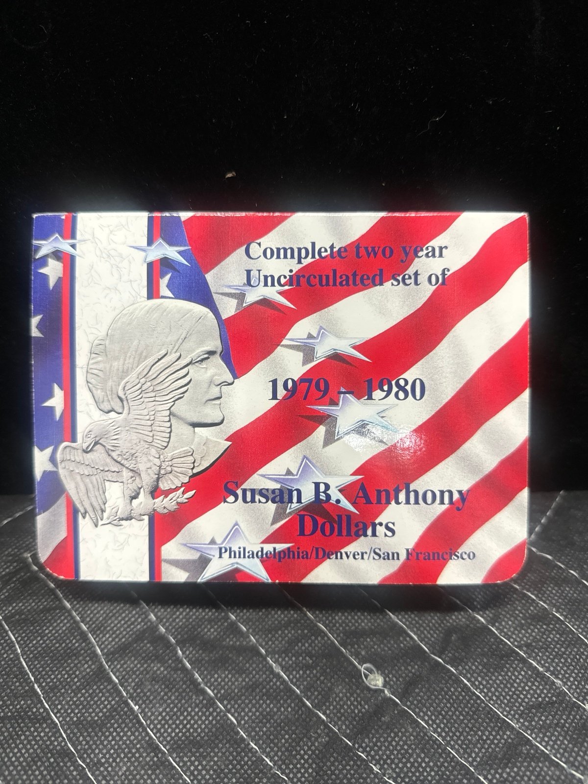 Complete two year uncirculated set of Susan B Anthony Dollars