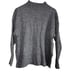 Pacas Women's Baby Alpaca Wool Blend Mock Neck Pullover Sweater Medium Gray Soft