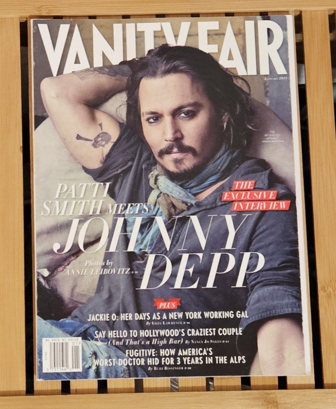 Vanity Fair Magazine Johnny Depp January 2011 NEW