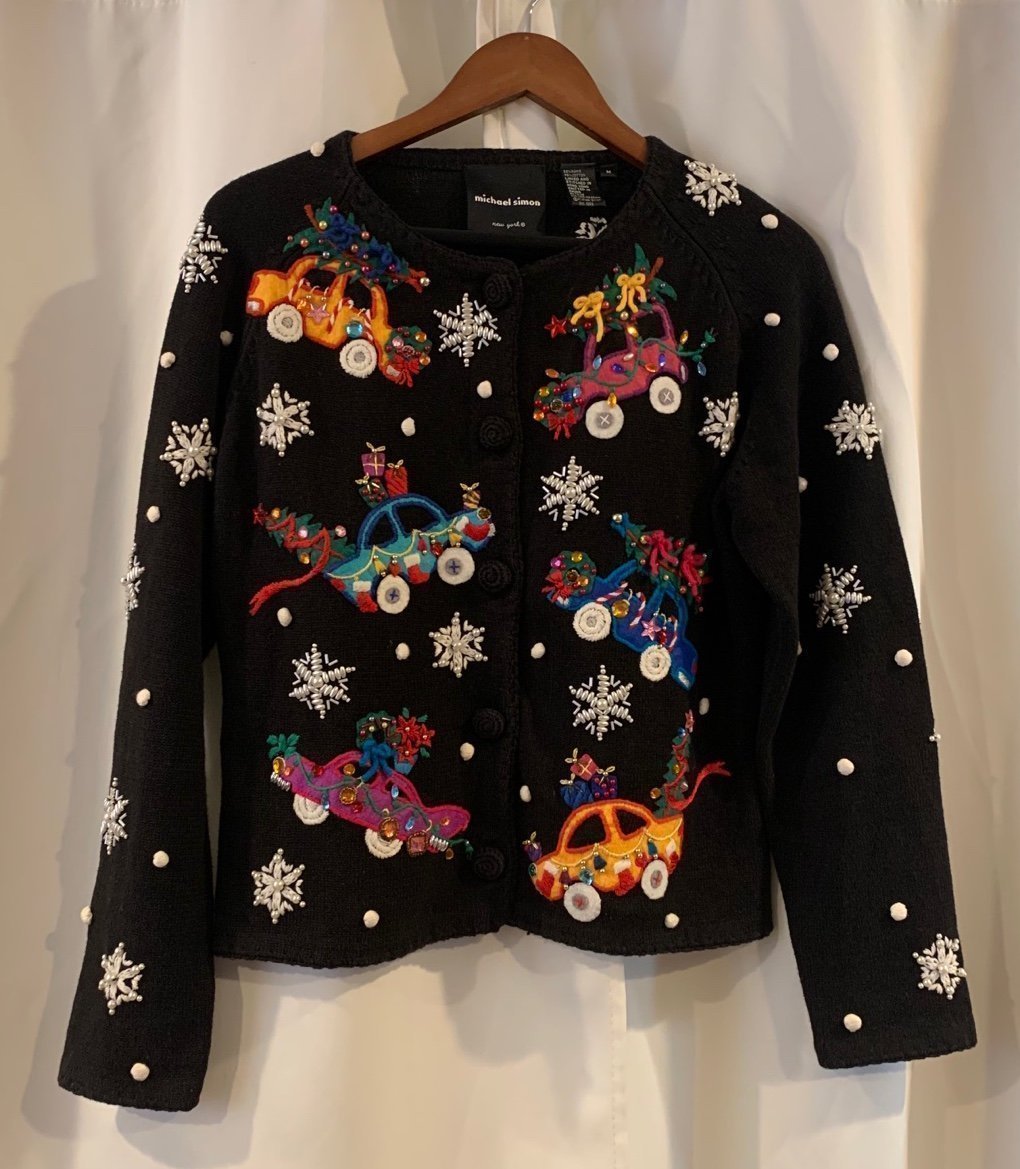 Michael Simon This Is How We Roll Christmas Sweater Medium