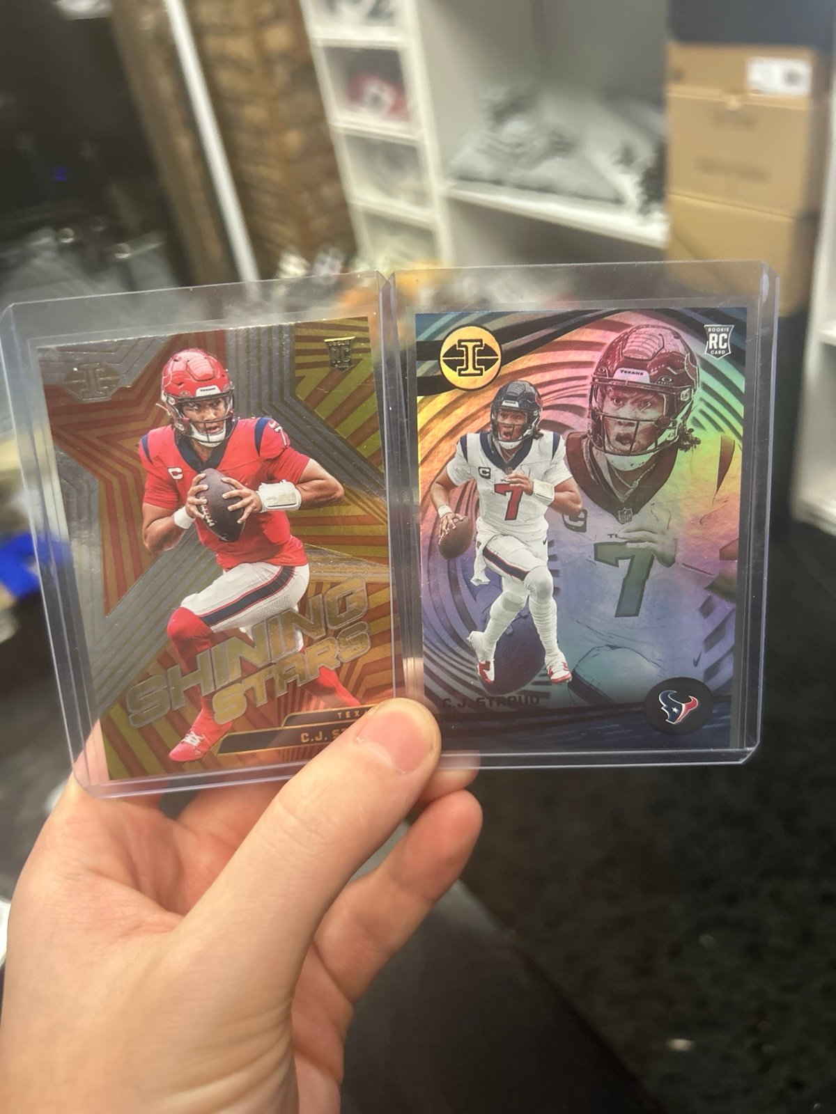 C.J. Stroud rookie of the year card PSA ready