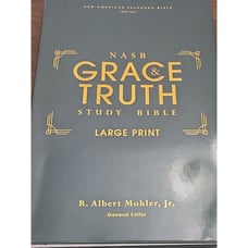 NASB, The Grace and Truth Study Bible Large Print