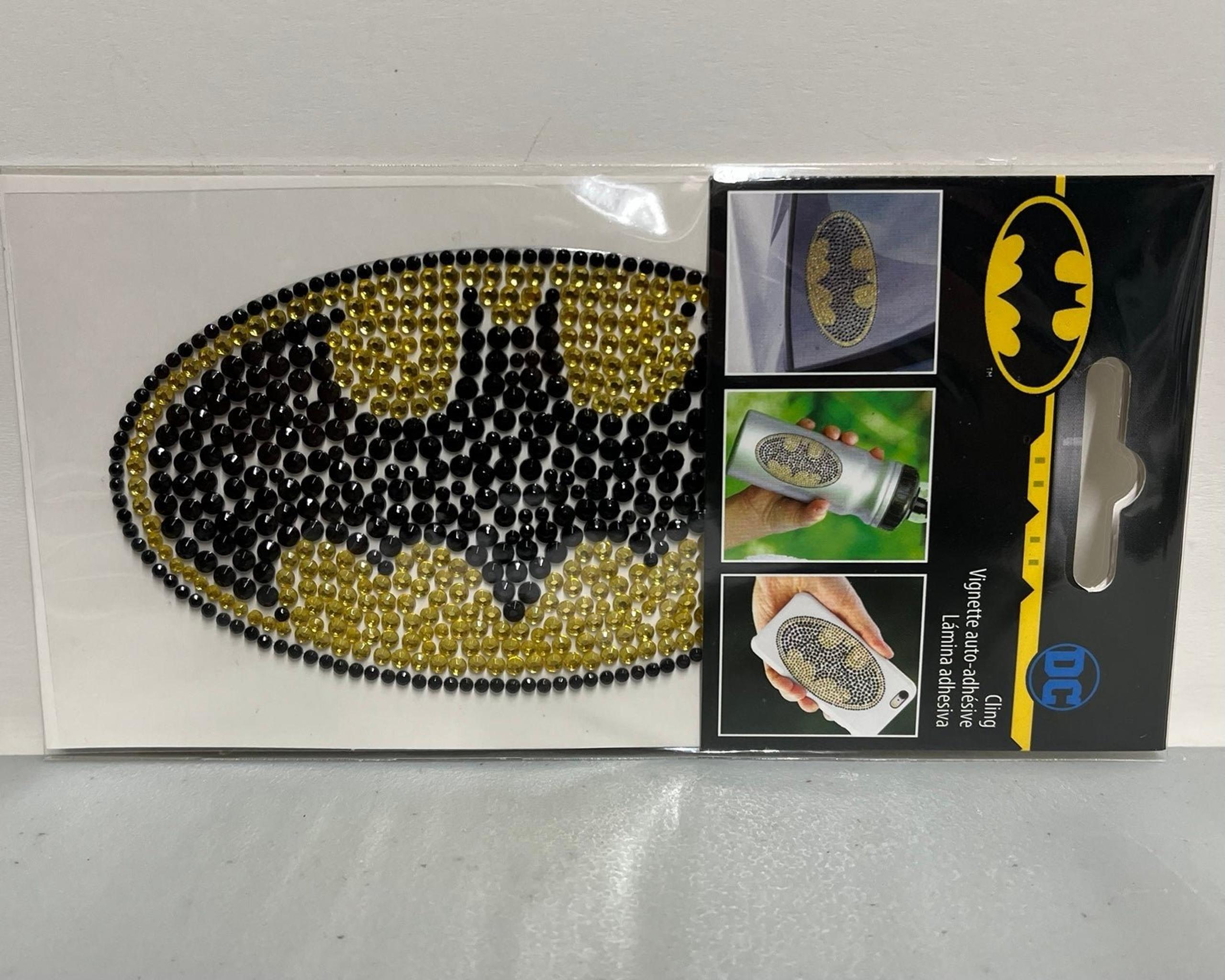 Batman/Batgirl Rhinestone Cling Sticker Decal Bat Symbol Bling Logo DC Comics