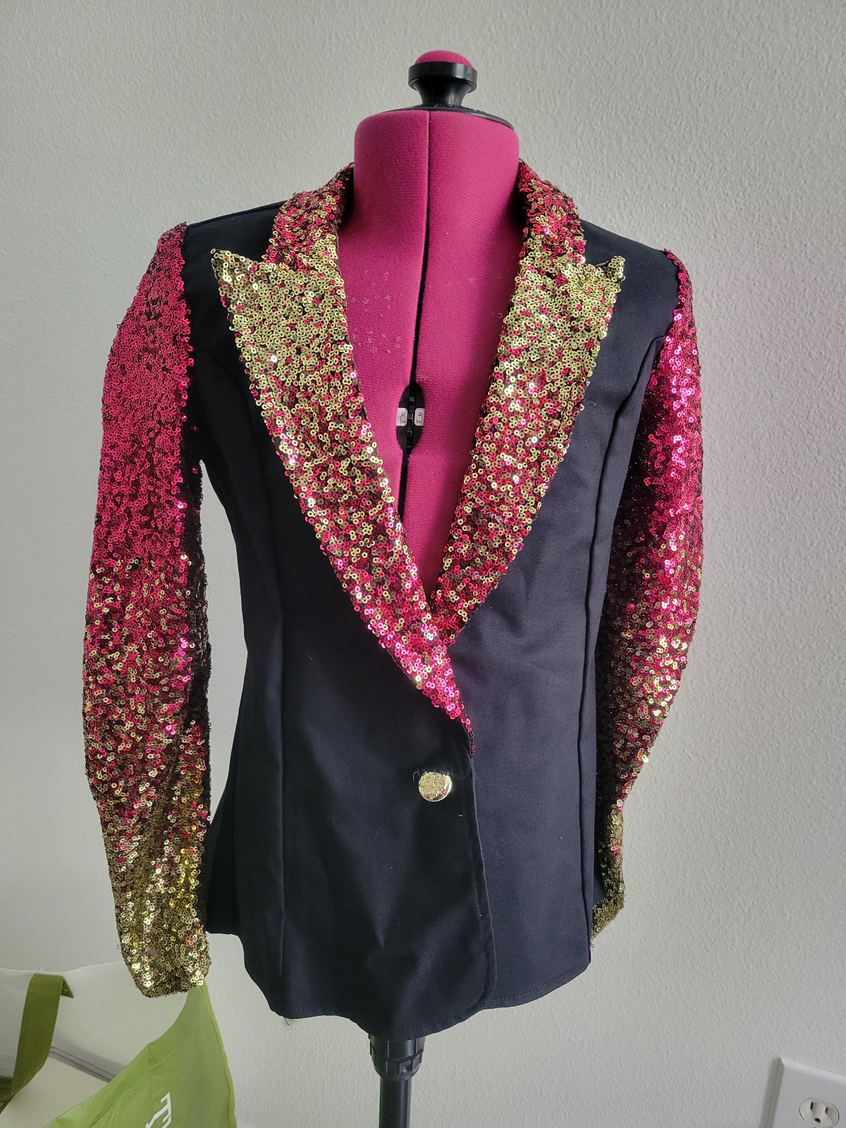 Weissman Sequin Blazer Jacket Kids CM (8/10)
