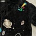 Berek 2 Sweater Women Medium Cardigan Beaded Embroidered Handbags Colorful Black
