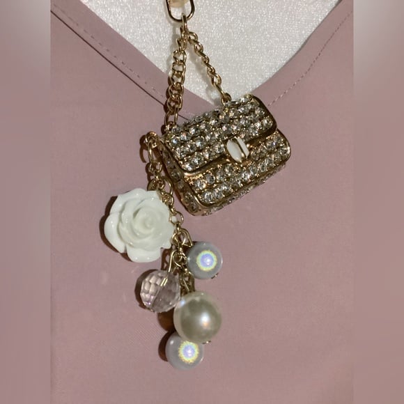 Sweet little purse charm necklace