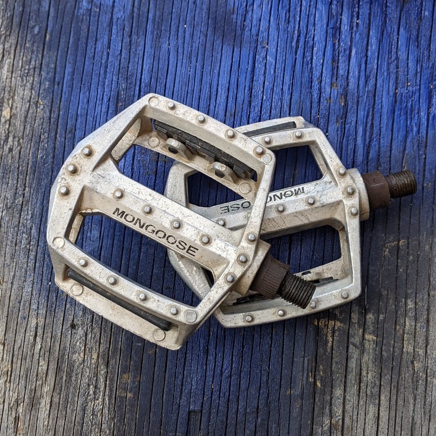 BMX Mongoose vintage pedals