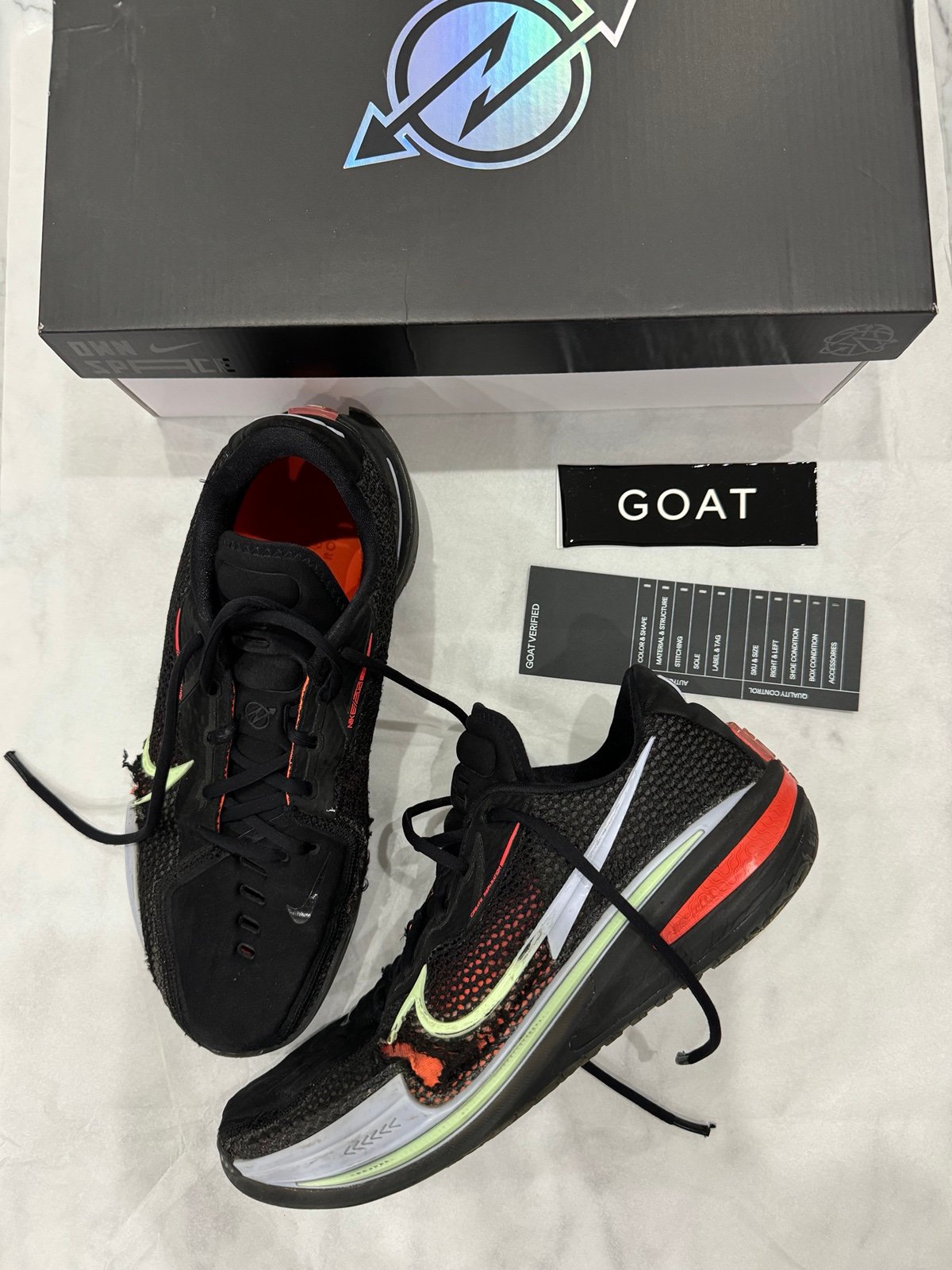 Authentic Air Zoom GT Cut 'Black Hyper Crimson' men’s shoes Size10.5 M
