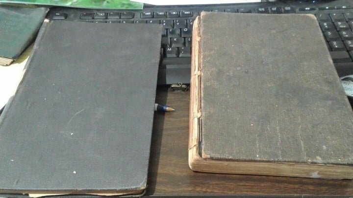 Lot 2 Antique old testament bible