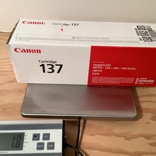 Canon Genuine Toner Cartridge 137 Black 1-Pack New