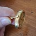 Ritz Brown and Gold Cufflinks