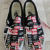 Vans Off The Wall Logo Slip Ons, Size 10, New