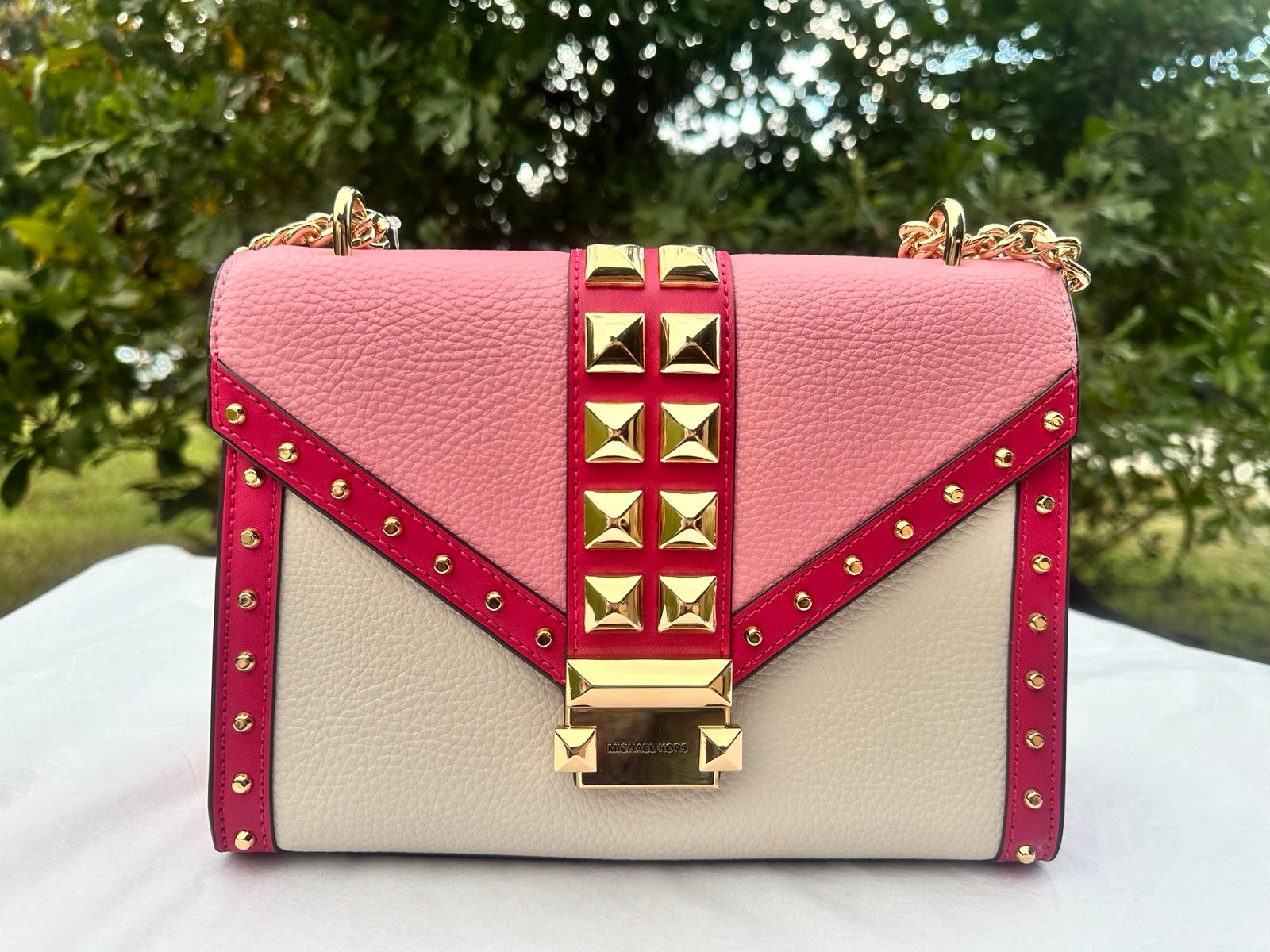 michael kors whitney pink
