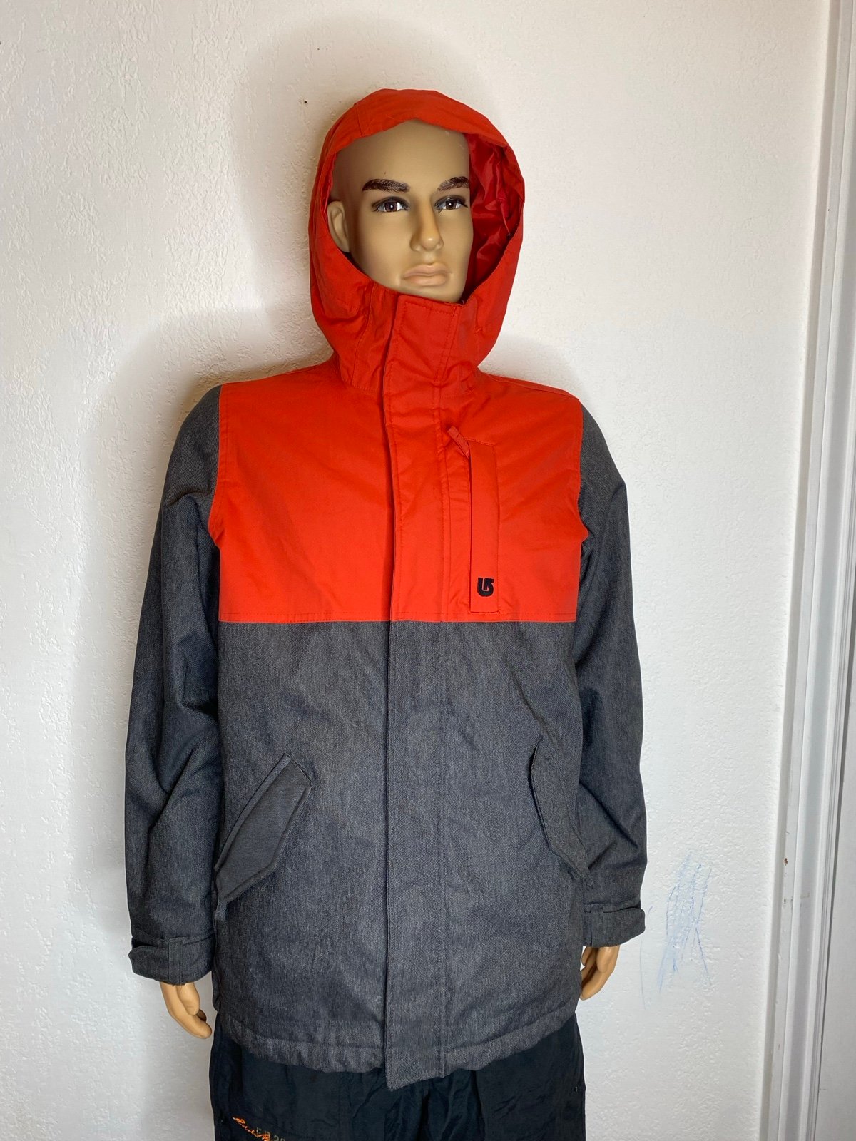 Burton The White Collection Greenlight Jacket DryRide Red/Gray Men's Size S