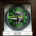 Green C10 Truck Glow in the Dark Wall Clock Chevy Bagged C10 Garage Shop clock