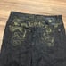 8732 y2k grunge embroidered jeans