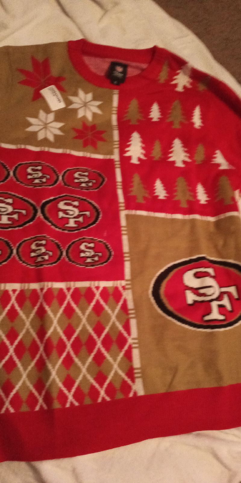 49ers Christmas Sweater multi color