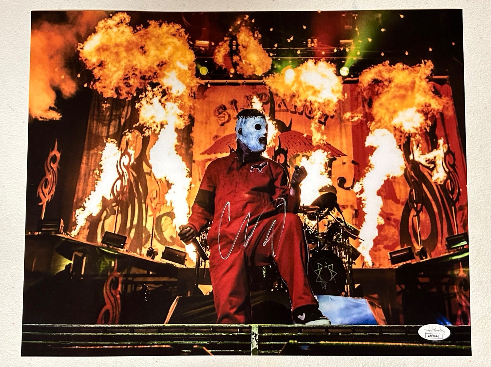 Slipknot Corey Taylor signed autographed 11x14 photo exact proof jsa coa AM88966