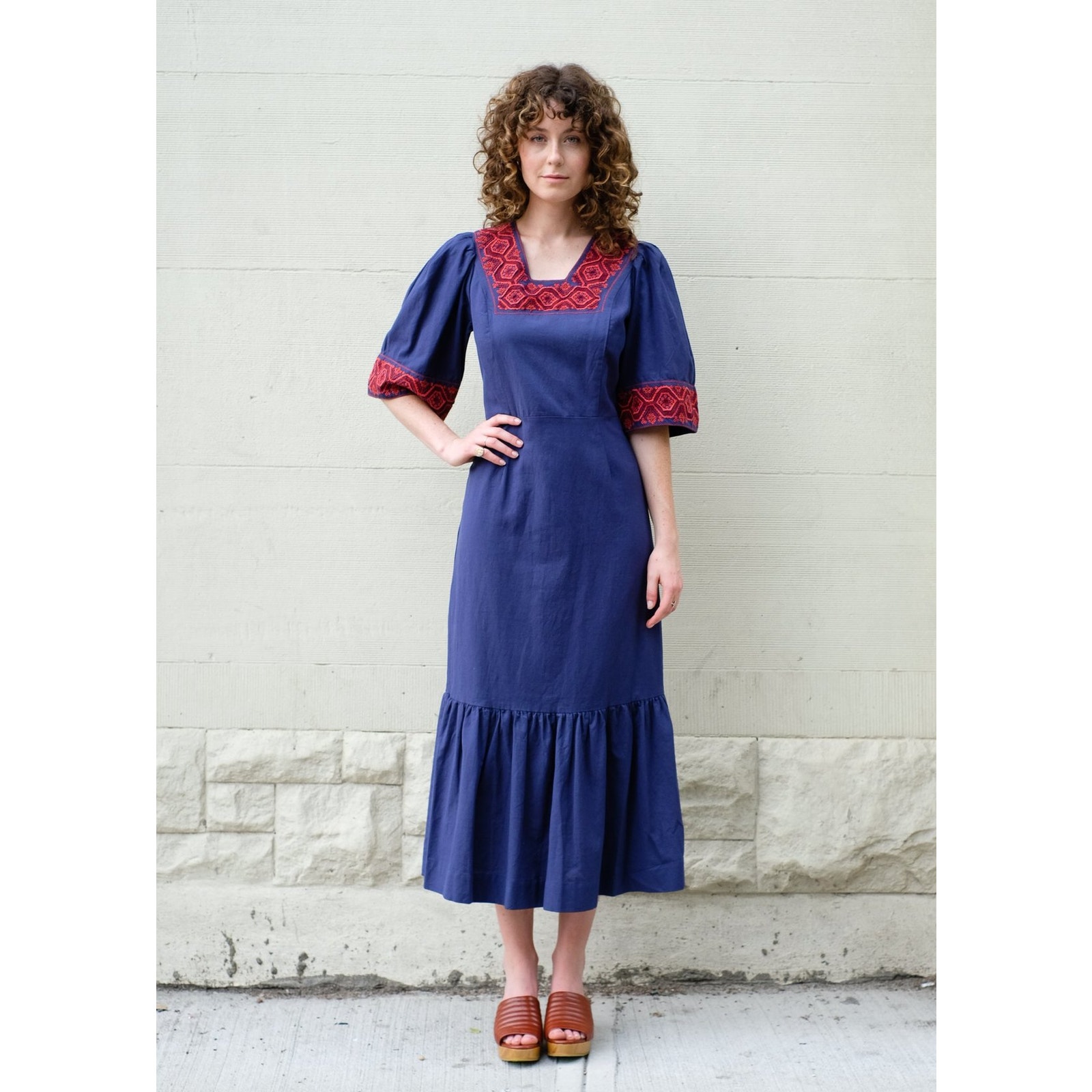 New Sea New York Leah Party Dress - Blue Multi