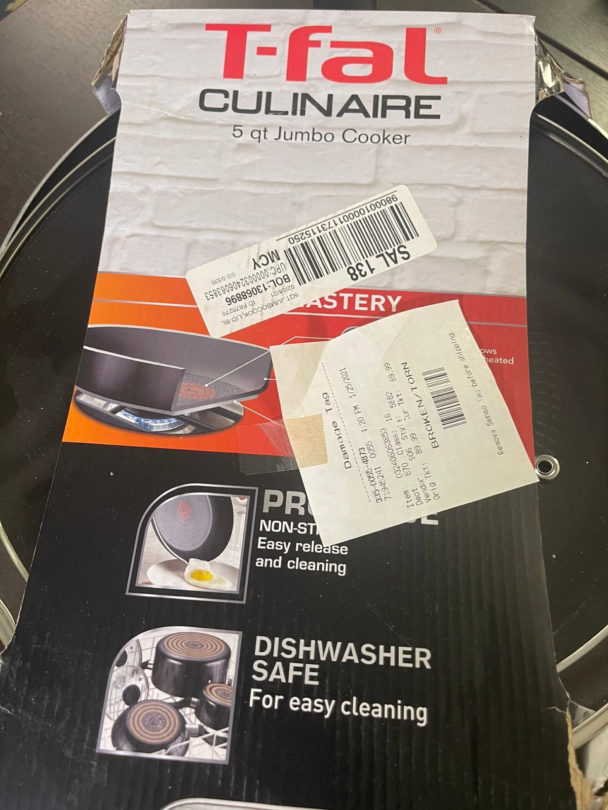 TFAEL CULINAIRE 5 QT JUMBO COOKER NON STICK