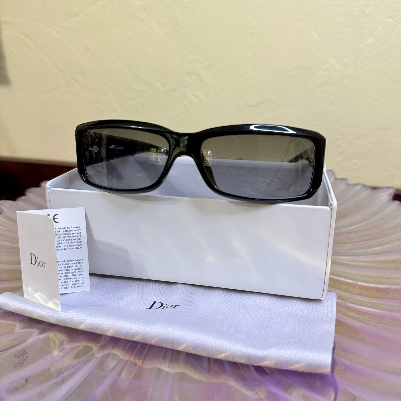Dior Vintage Mod NIGHT4 Sunglasses Y2k Lunette Occhiali Da