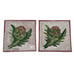 Pier 1 Artichoke Mosaic Tile Trivet 7957 Made in Italy 6 Square Pink Green
