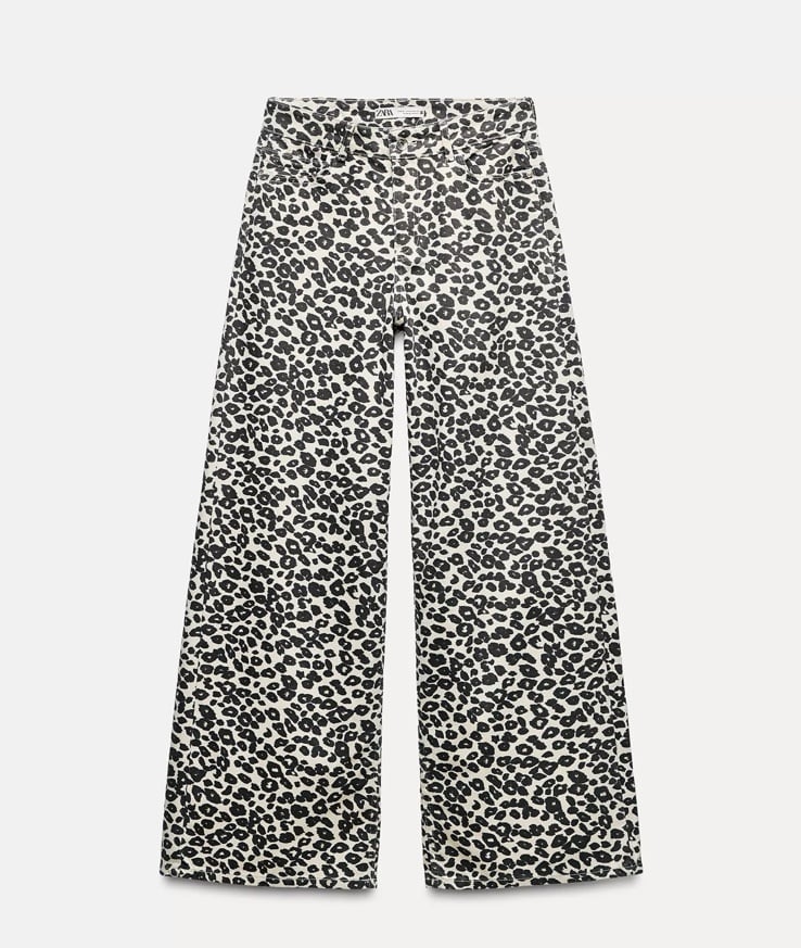 ZARA Leopard Jeans