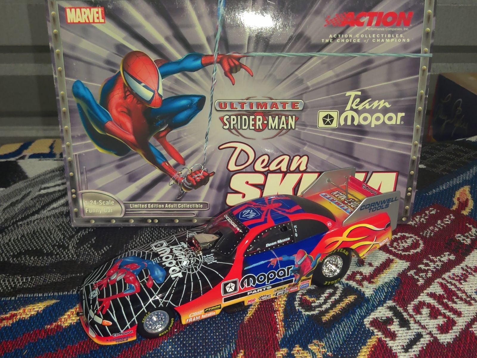 Dean dkuza Spiderman NHRA Funny car