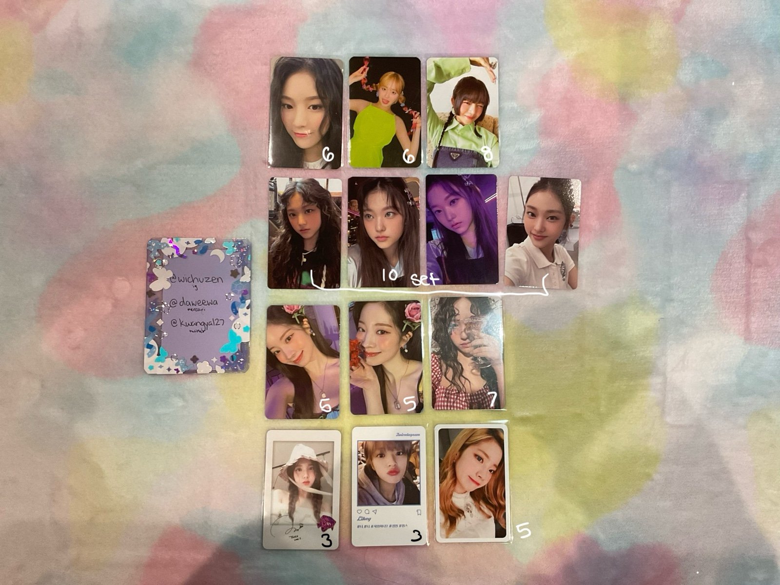 girl group photocards