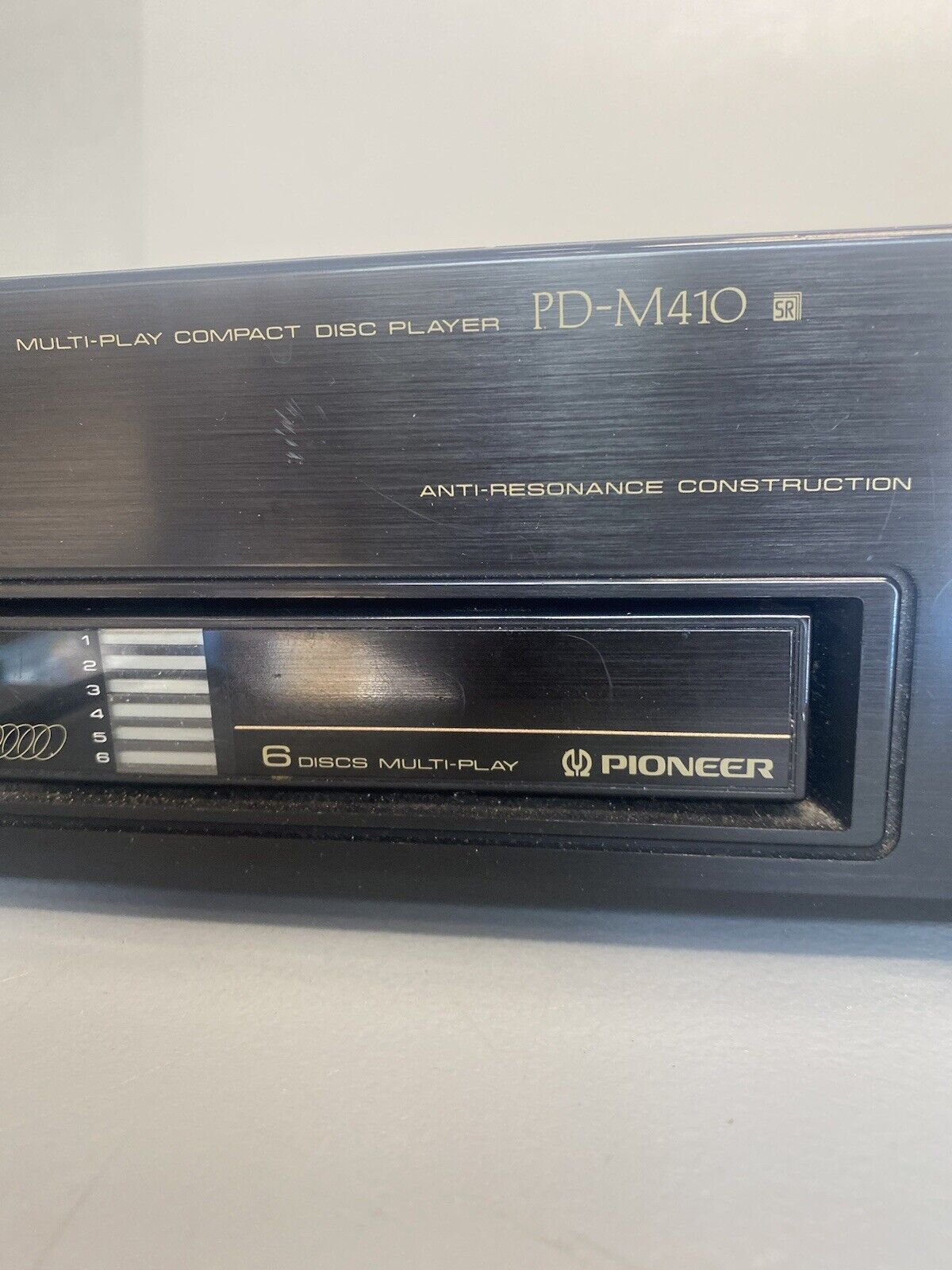 Pioneer PD-M410 Multi-Play CD Compact 6 Disc Player NoRemote - TESTED & WORKS