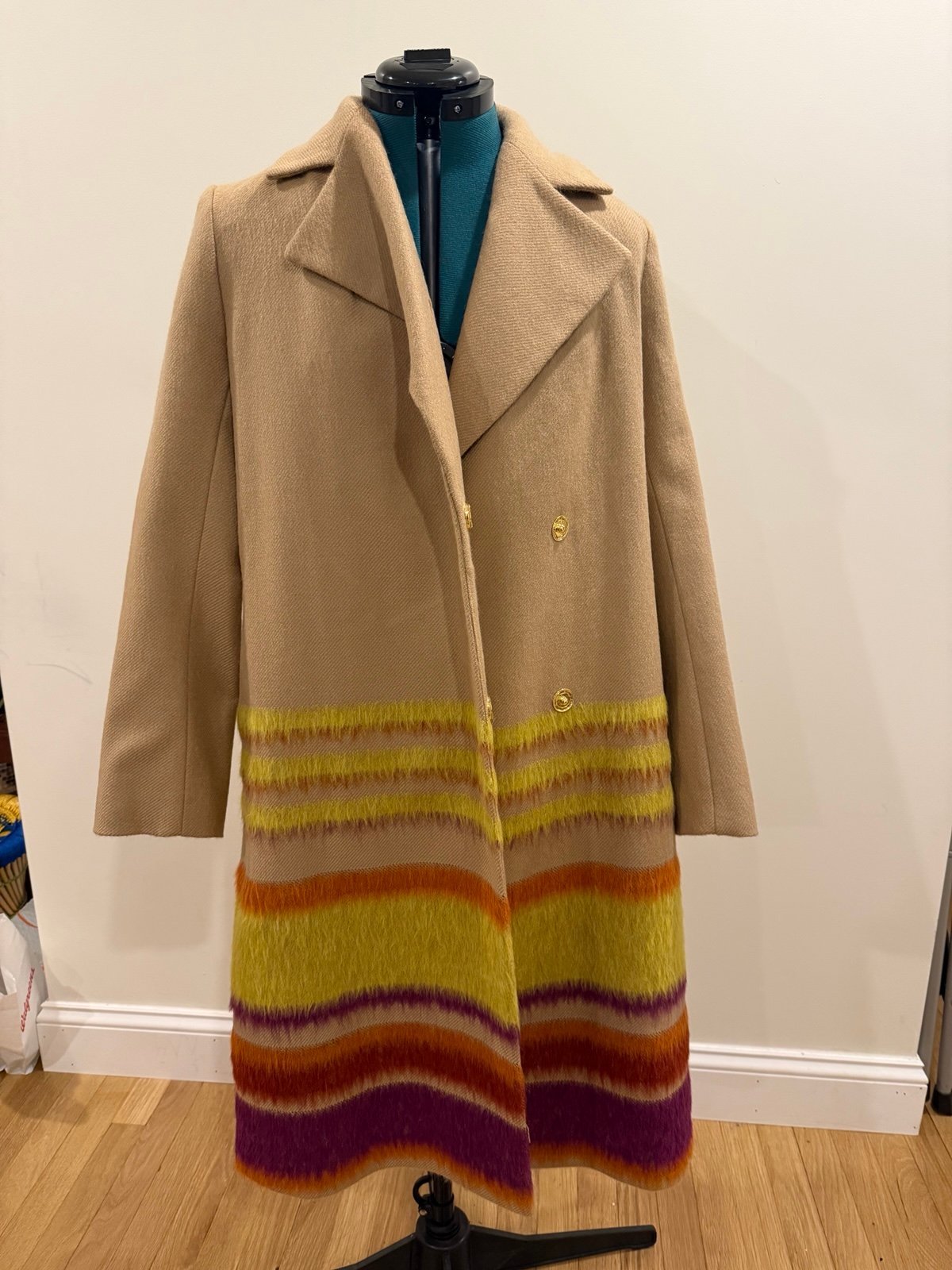 Milly Wool Coat Size M BNWT