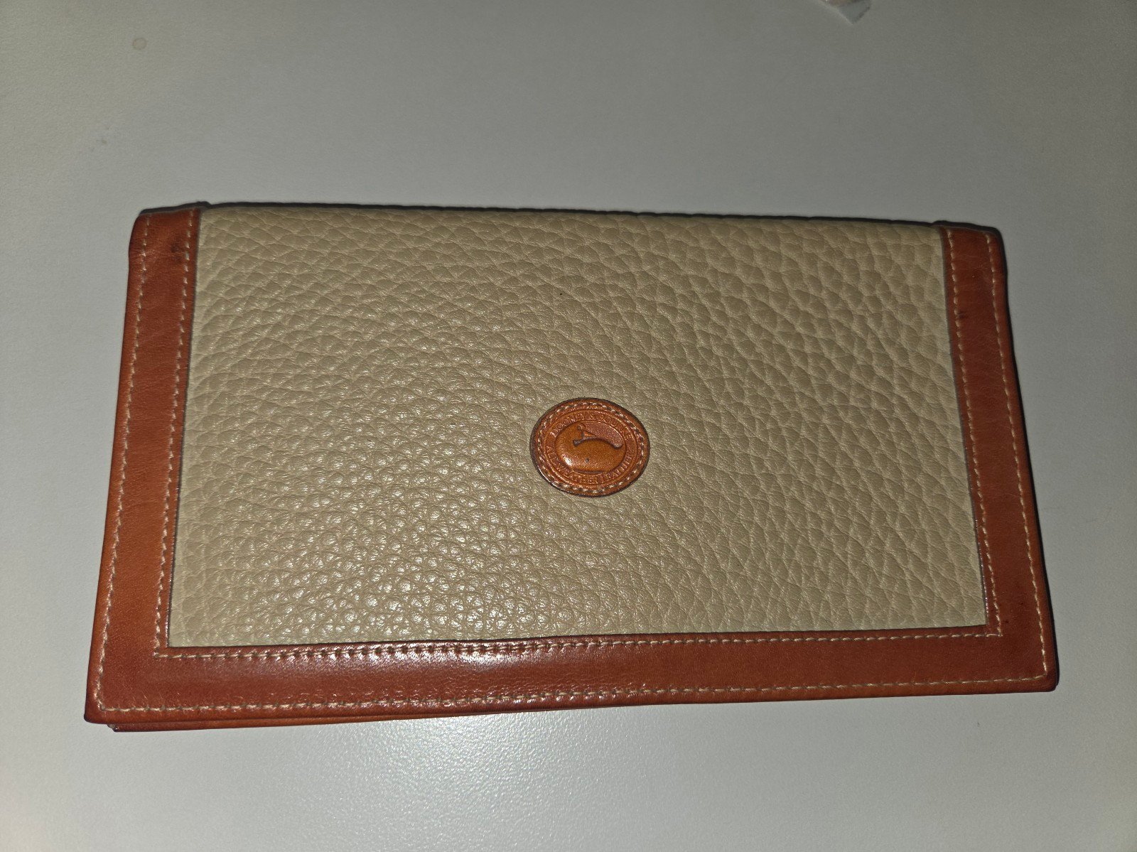 VINTAGE DOONEY BOURKE CHECKBOOK CLUTCH COVER