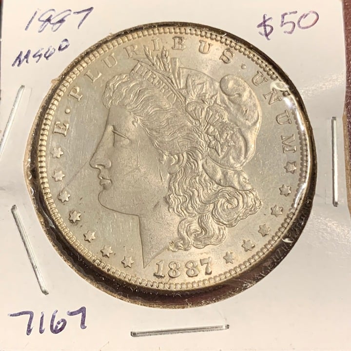 1887 Morgan Silver Dollar 7167