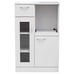Lewiston White Kitchen Storage Cabinet, 1 Drawer 2 Doors & Shelves