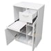 Lewiston White Kitchen Storage Cabinet, 1 Drawer 2 Doors & Shelves