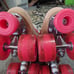 Candi Girl peach suede roller skates size 7 adult