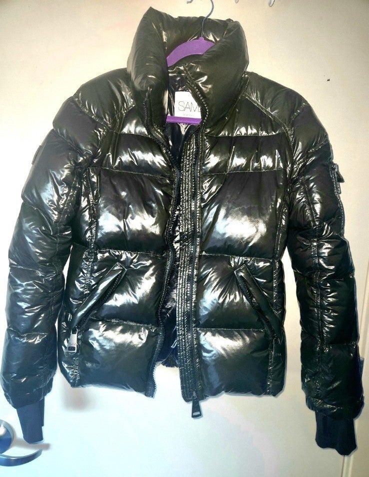 SAM. Freestyle Down Jacket in Spruce Green, size L