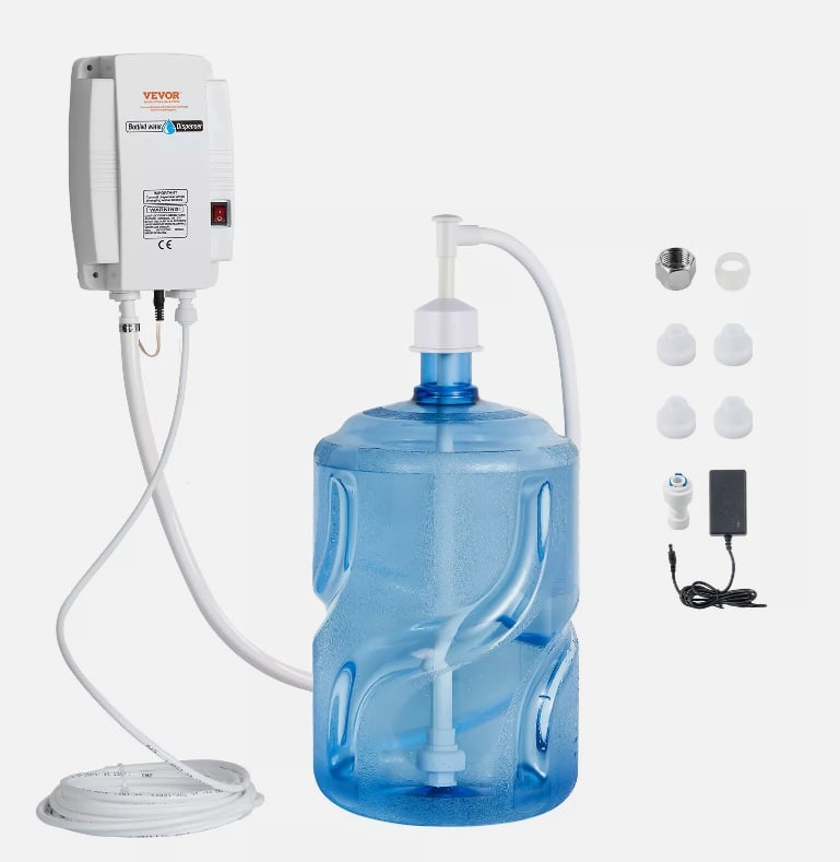 VEVER AC Bottled Water Dispensing Pump System Dispenser Replace Bunn Flojet 110V