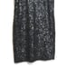 Theory Sequin Silk Scoop Neck Sleeveless Black Shift Mini Dress Size 8