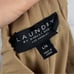 NWT Laundry Shelli Segal Pearl Embellished Pleated Wide Leg Trouser Pants Tan L